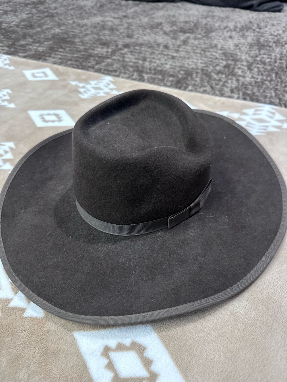 Resistol Youth Brown Wool Felt Cowboy Hat Self Conforming Western One Size